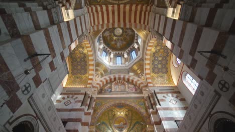 Inside-view-of-the-basilica-Notre-Dame-de-la-Garde-in-Marseille.